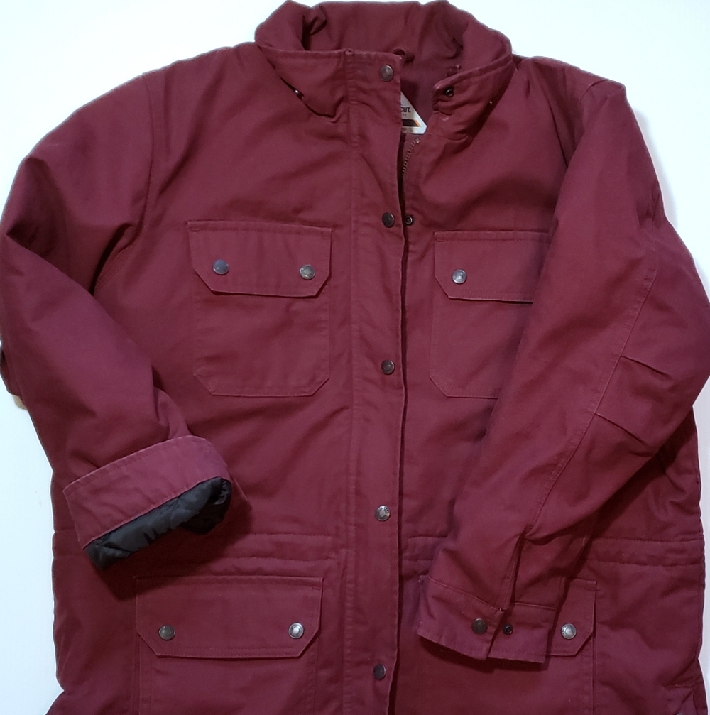 Ridgecut Insulated Canvas Barn Jacket Utility Chore Jacket Coat